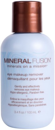 Mineral Fusion, Eye Makeup Remover, 3.4 fl oz (100 ml) ,الجمال، العناية بالوجه، مزيل ماكياج