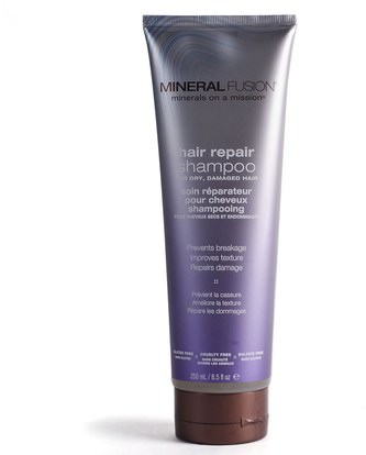 Mineral Fusion, Hair Repair Shampoo, 8.5 fl oz (250 ml) ,حمام، الجمال، أرغان، الشعر، فروة الرأس، الشامبو، مكيف