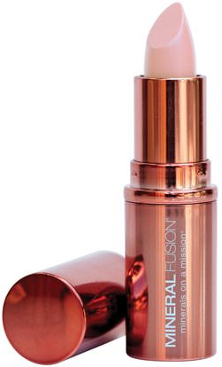 Mineral Fusion, Lipstick, Nude, 0.137 (3.9 g) ,حمام، الجمال، أحمر الشفاه، لمعان، بطانة