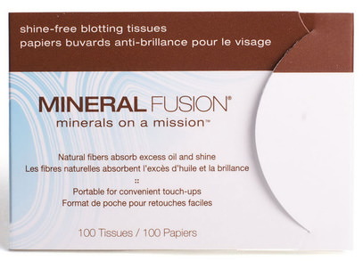 Mineral Fusion, Mineral Fusion, Shine-free, Blotting Tissues, 100 Tissues ,الجمال، العناية بالوجه، مناديل الوجه