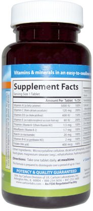 Herb-sa Carlson Labs, Mini-Multi, Vitamins & Minerals, Iron-Free, 180 Tablets