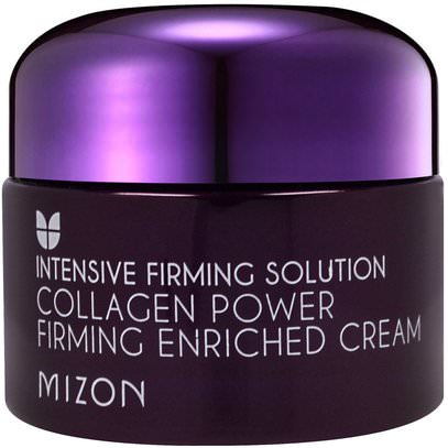 Mizon, Collagen Power Firming Enriched Cream, 1.69 oz (50 ml) ,حمام، الجمال، العناية بالوجه، نوع الجلد مكافحة الشيخوخة الجلد
