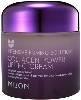 Mizon, Collagen Power Lifting Cream, 2.53 oz (75 ml) ,حمام، الجمال، درس بإجهاد، هشاشة العظام، الكولاجين