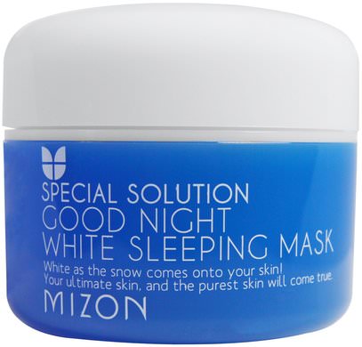 Mizon, Special Solution, Good Night White Sleeping Mask, 2.70 fl oz (80 ml) ,حمام، الجمال، أقنعة الوجه