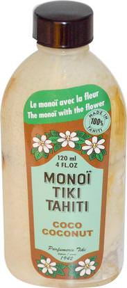 Monoi Tiare Tahiti, Coconut Oil, Coco Coconut, 4 fl oz (120 ml) ,حمام، الجمال، زيت جوز الهند الجلد
