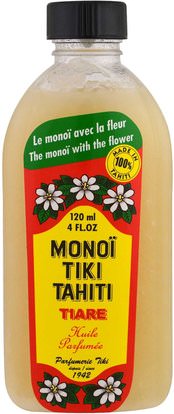 Monoi Tiare Tahiti, Coconut Oil, Tiare (Gardenia), 4 fl oz (120 ml) ,حمام، الجمال، زيت جوز الهند الجلد