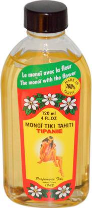 Monoi Tiare Tahiti, Coconut Oil, Tipanie (Plumeria), 4 fl oz (120 ml) ,حمام، الجمال، زيت جوز الهند الجلد