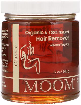 Moom, Hair Remover, with Tea Tree Oil, Classic, 12 oz (345 g) ,حمام، الجمال، الحلاقة، شرائط الشمع إزالة الشعر