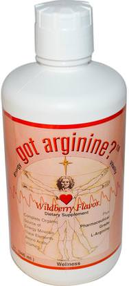 Morningstar Minerals, Got Arginine?, Wildberry Flavor, 32 fl oz (946 ml) ,المكملات الغذائية، الأحماض الأمينية، l أرجينين، المعادن، المعادن السائلة