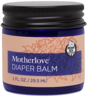 Motherlove, Diaper Balm, 1 oz (29.5 ml) ,صحة الطفل، حفاضات، كريمات حفاضات