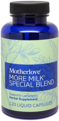Motherlove, More Milk Special Blend, 120 Liquid Capsules ,الصحة، الحمل