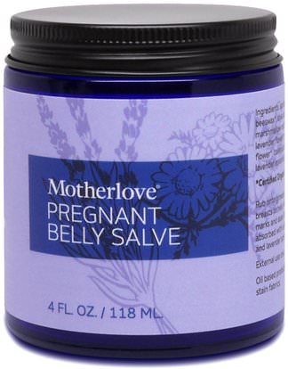 Motherlove, Pregnant Belly Salve, 4 oz (118 ml) ,حمام، الجمال، يهتم الجسم، الصحة، إلتحم
