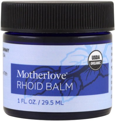 Motherlove, Rhoid Balm, 1 oz (29.5 ml) ,والصحة، والبواسير، ومنتجات البواسير