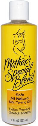 Mountain Ocean, Mothers Special Blend, Skin Toning Oil, 8 fl oz (237 ml) ,والصحة، والحمل، والجلد، وتمتد علامات ندبات