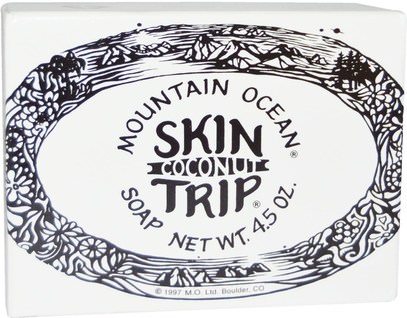 Mountain Ocean, Skin Trip, Coconut Soap, 4.5 oz Bar ,حمام، الجمال، الصابون