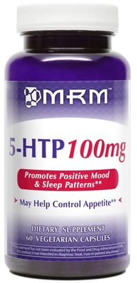 MRM, 5-HTP, 100 mg, 60 Veggie Caps ,المكملات الغذائية، 5-هتب، 5-هتب 100 ملغ