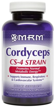 MRM, Cordyceps CS-4 Strain, 60 Veggie Caps ,المكملات الغذائية، الفطر الطبية، كورديسيبس الفطر والصحة