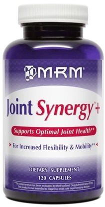 MRM, Joint Synergy +, 120 Capsules ,والمكملات الغذائية، وخيار البحر، والعظام، وهشاشة العظام والصحة المشتركة