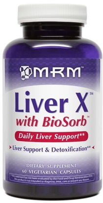 MRM, Liver X with BioSorb, 60 Veggie Caps ,والصحة، ودعم الكبد