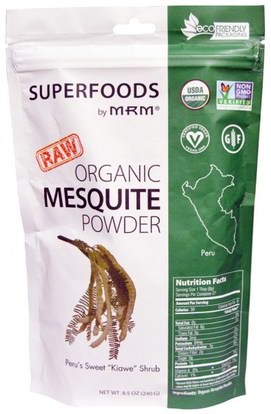 MRM, Organic Mesquite Powder, 8.5 oz (240 g) ,المكملات الغذائية، سوبرفوودس