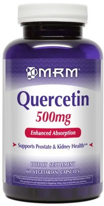 MRM, Quercetin, 500 mg, 60 Veggie Caps ,المكملات الغذائية، مضادات الأكسدة، كيرسيتين