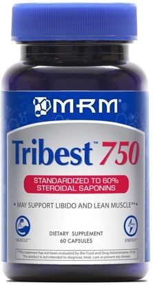 MRM, Tribest 750, 60 Veggie Caps ,الرياضة، تريبولوس، الرجال، التستوستيرون