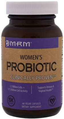 MRM, Womens Probiotic, 60 Veggie Caps ,والمكملات الغذائية، والصحة، والمرأة