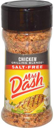 Mrs. Dash, Chicken Grilling Blends, Salt-Free, 2.5 oz (68 g) ,الطعام، التوابل و التوابل