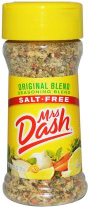 Mrs. Dash, Original Seasoning Blend, Salt-Free, 2.5 oz (71 g) ,الطعام، التوابل و التوابل