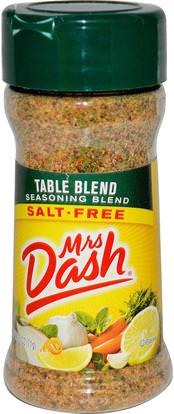 Mrs. Dash, Table Blend Seasoning, Salt-Free, 2.5 oz (71 g) ,الطعام، التوابل و التوابل