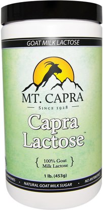 Mt. Capra, Capra Lactose, 1 lb (453 g) ,المكملات الغذائية، البروتين، بروتين حليب الماعز