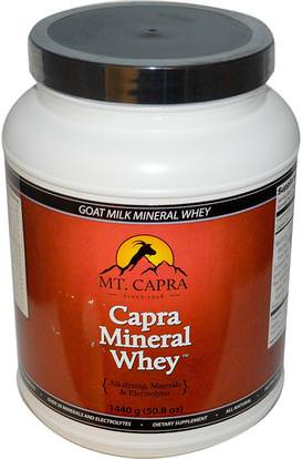 Mt. Capra, Capra Mineral Whey, 50.8 oz (1440 g) ,المكملات الغذائية، البروتين، بروتين حليب الماعز، سوبرفوودس، معادن مصل اللبن الماعز