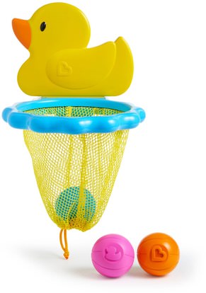 Munchkin, DuckDunk Bath Toy, 12+ Months, 1 Toy ,أطفال صحة، أطفال اللعب، حمام اللعب