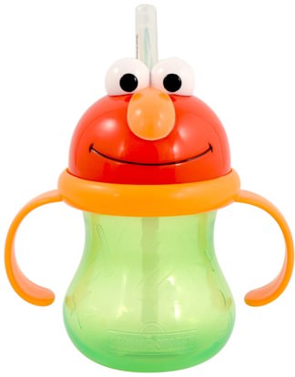 Munchkin, Elmo, Character Cup, 8 oz Cup ,صحة الأطفال، أطفال الأطعمة، تغذية الطفل، سيبي الكؤوس