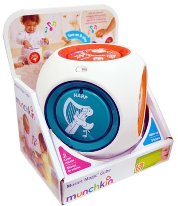 Munchkin, Mozart Magic Cube, 0+ Months, 1 Cube Toy ,أطفال صحة، أطفال لعب