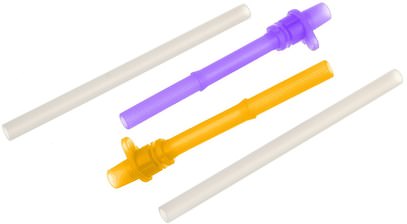 Munchkin, Spill-Proof Replacement Straws, 2 Pack ,صحة الطفل، الطفل والاطفال المنتجات