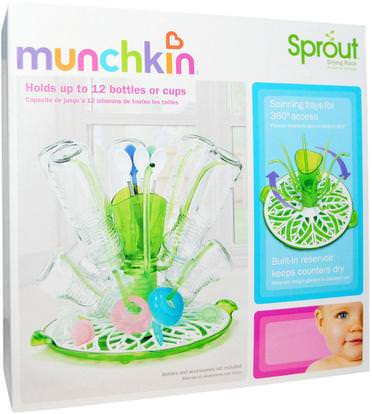 Munchkin, Sprout Drying Rack ,صحة الأطفال، أغذية الأطفال، تغذية الطفل والتنظيف