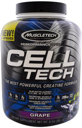 Muscletech, Cell Tech, Grape, 6.04 lbs (2.74 kg) ,رياضات