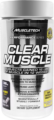 Muscletech, Clear Muscle, 168 Liquid Caps ,والرياضة، والعضلات