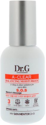 Dr. G, A-Clear, Balancing Moisturizer, 1.69 fl oz (50 ml) ,الجمال، العناية بالوجه، بشرة