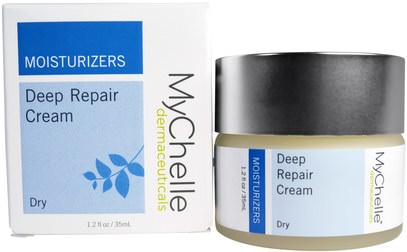 MyChelle Dermaceuticals, Deep Repair Cream, Dry, 1.2 fl oz (35 ml) ,الجمال، العناية بالوجه، الكريمات المستحضرات، الأمصال
