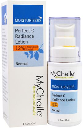 MyChelle Dermaceuticals, Perfect C Radiance Lotion, Normal, 1 fl oz (30 ml) ,والصحة، والجلد، وفيتامين ج