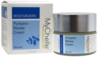 MyChelle Dermaceuticals, Pumpkin Renew Cream, Moisturizers, Normal, 1.2 fl oz (35 ml) ,الجمال، العناية بالوجه، بشرة