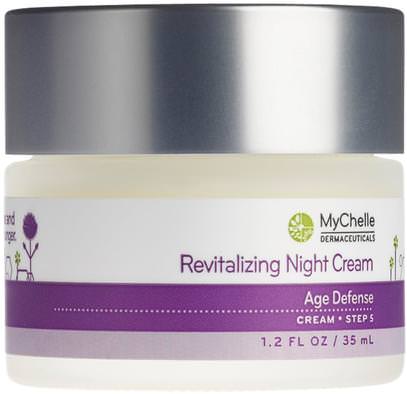 MyChelle Dermaceuticals, Remarkable Retinal Night Cream, Anti-Aging, 1.2 fl oz (35 ml) ,الصحة، الجلد، الليل الكريمات، الجمال، العناية بالوجه