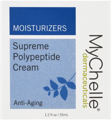 MyChelle Dermaceuticals, Supreme Polypeptide Cream, Anti-Aging, 1.2 fl oz (35 ml) ,الجمال، العناية بالوجه، الكريمات المستحضرات، الأمصال، الصحة، الجلد