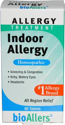 NatraBio, BioAllers, Allergy Treatment, Indoor Allergy, 60 Tablets ,والصحة، والحساسية، والحساسية