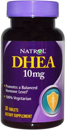 Natrol, DHEA, 10 mg, 30 Tablets ,المكملات الغذائية، ديا