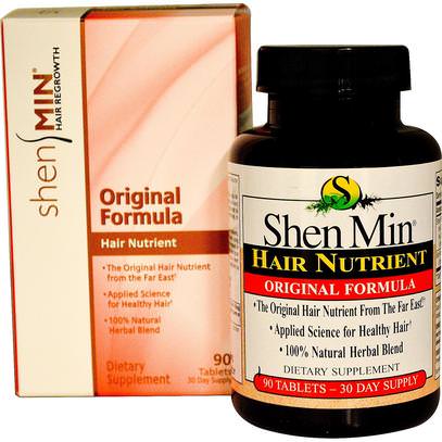 Natrol, Shen Min, Hair Nutrient, Original Formula, 90 Tablets ,الصحة، المرأة، مكملات الشعر، مكملات الأظافر، مكملات الجلد
