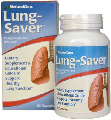 Natural Care, Lung-Saver, 60 Capsules ,الصحة، الربو