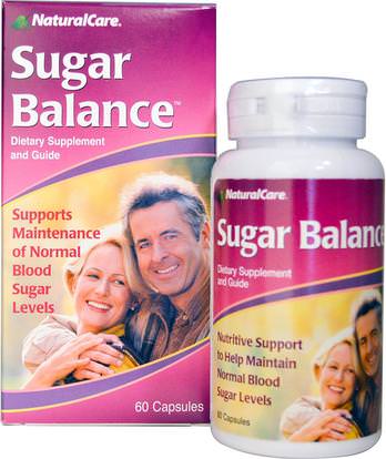Natural Care, Sugar Balance, 60 Capsules ,الصحة، نسبة السكر في الدم